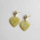 Hearts Lemon Earrings