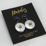 Lapis Lazuli & Pearls Earrings