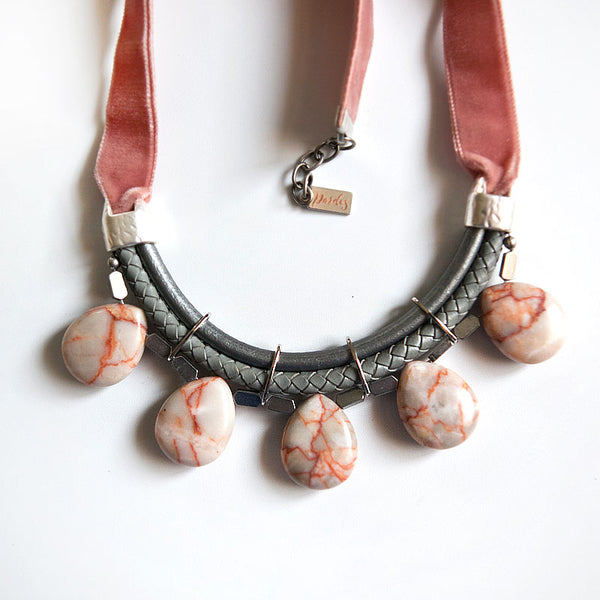 Statement Marble Necklace