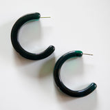 Resin Hoops Earrings